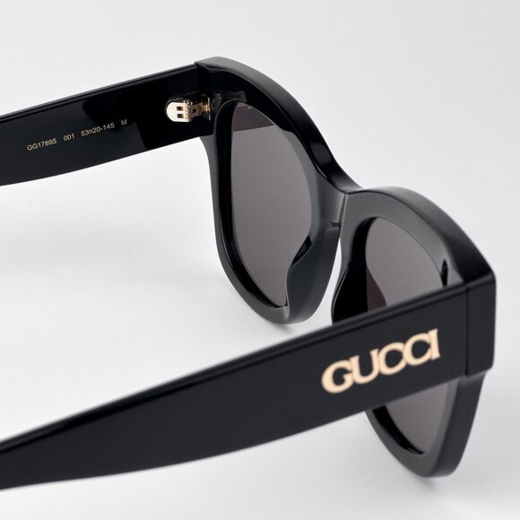 Gucci GG1789S Sunglasses – Black Square Frame Grey Lenses | Model GG1789S 001 - Picture 7 of 12